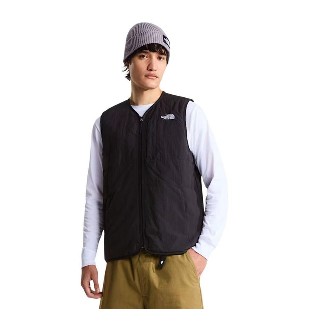 The North Face Black Nylon Sleeveless Men's Jacket